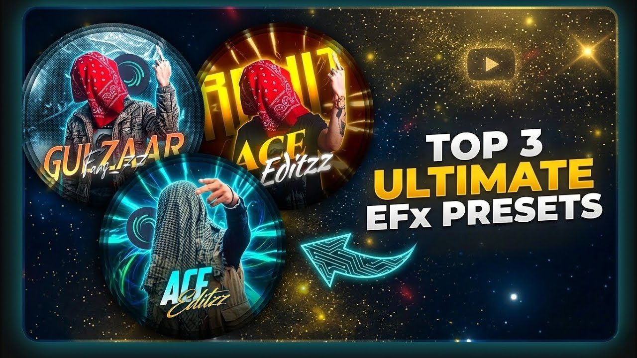 TOP 3 EFX PFP PRESET❤️‍🔥😎 || Top 3 EFX PFP PRESET 