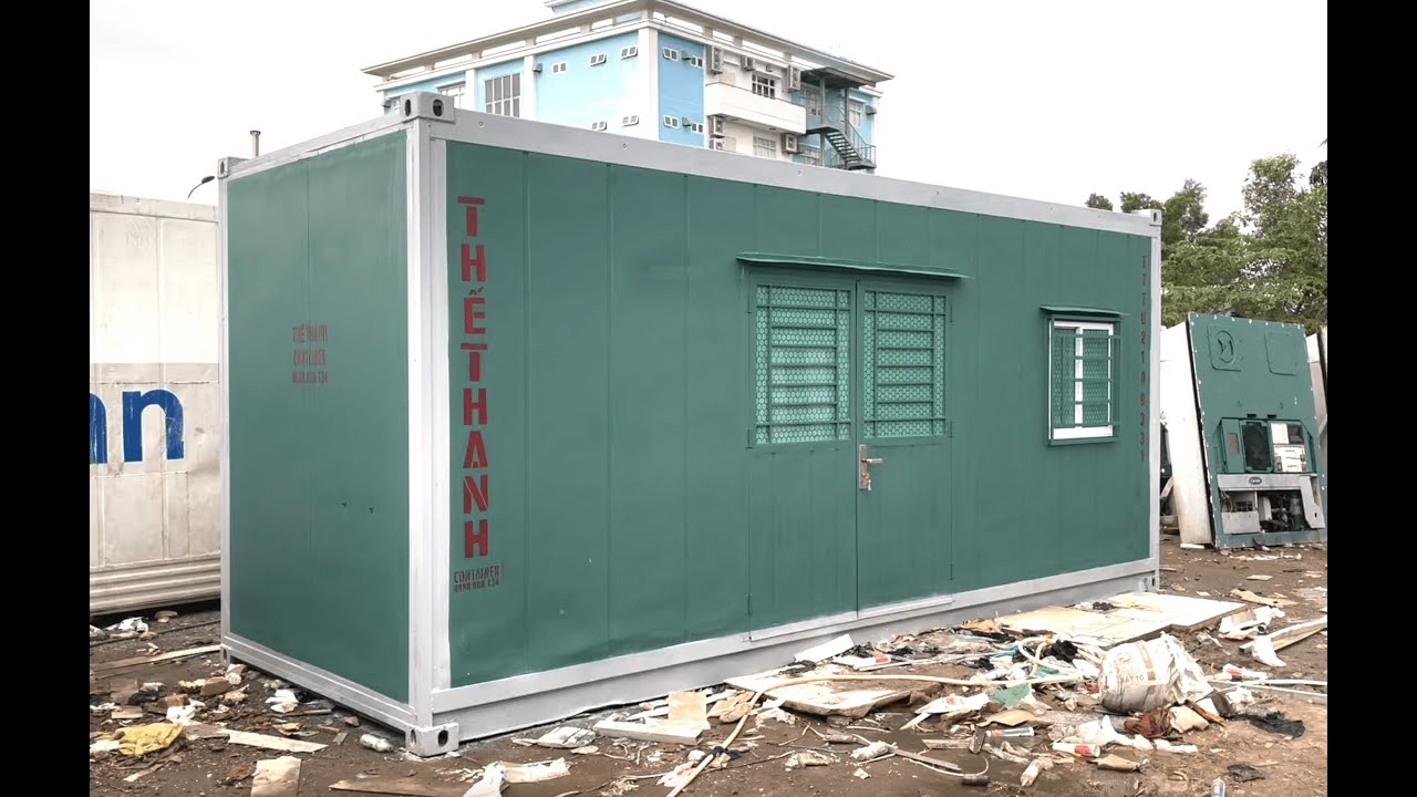 Review nhà container 20 feet làm từ container lạnh - Thế Thanh Container