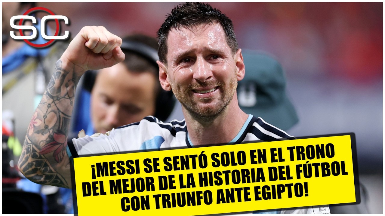 ARGENTINA, en cuartos tras vencer a EGIPTO en REMONTADA DRAM&Aacute;TICA liderada por MESSI | SportsCenter