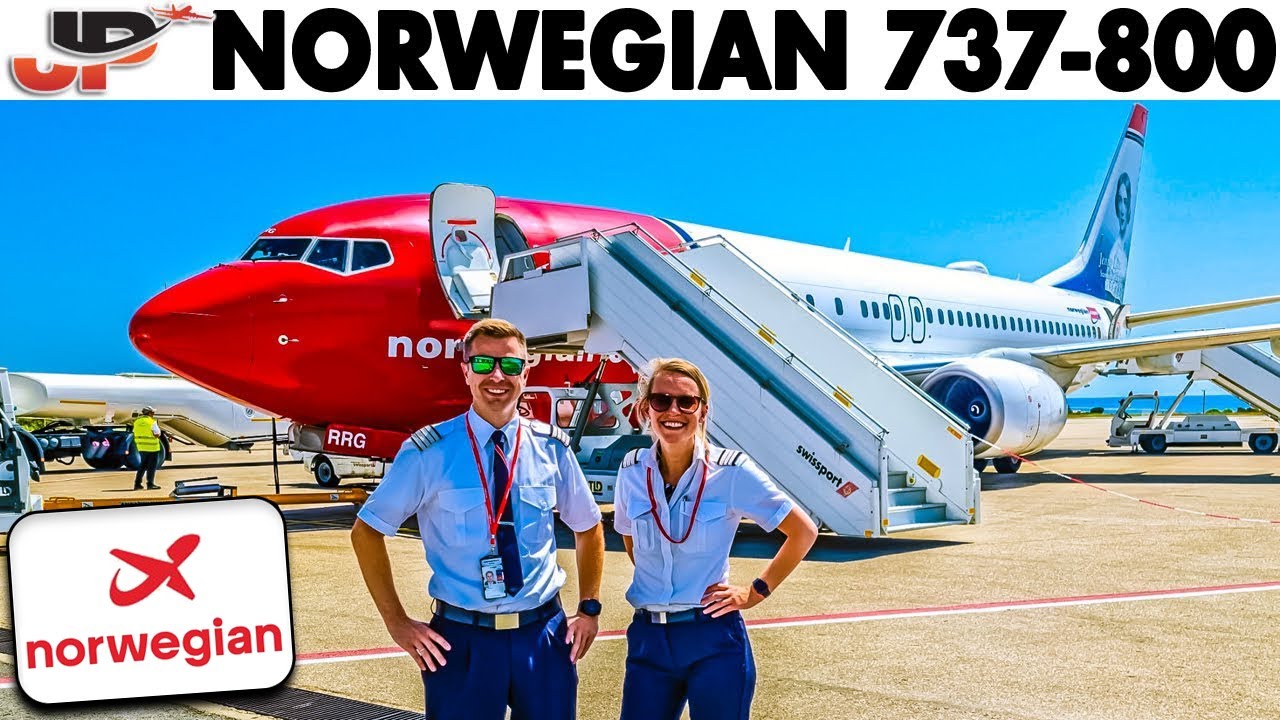 2 Days in Norwegian 737 Cockpit, 2 lovely pilots, 2 great destinations