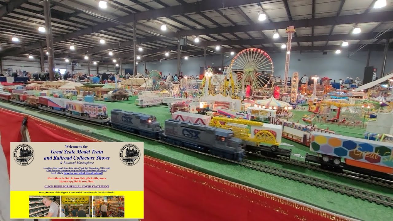 2022 Great Scale Model Train Show Tour Feb  HO, N, & O Gauge