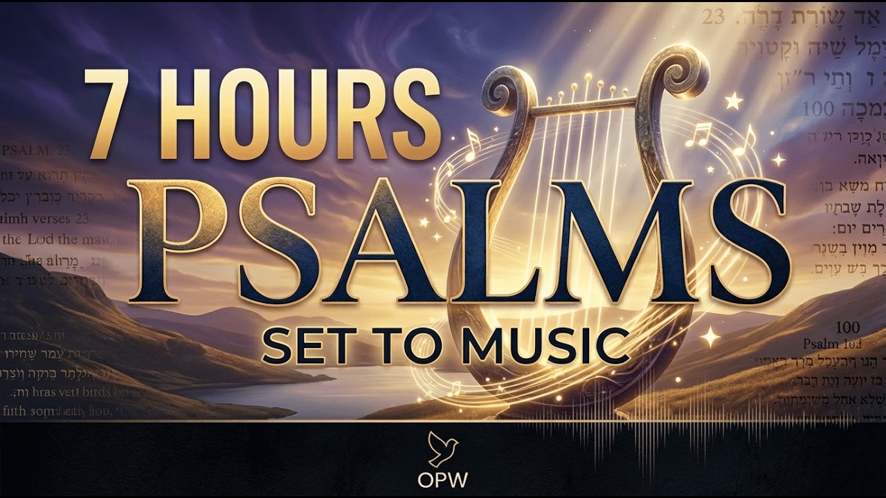 3 hour Worship room 📖 Psalms set to music Spoken Word Worship (NKJV)