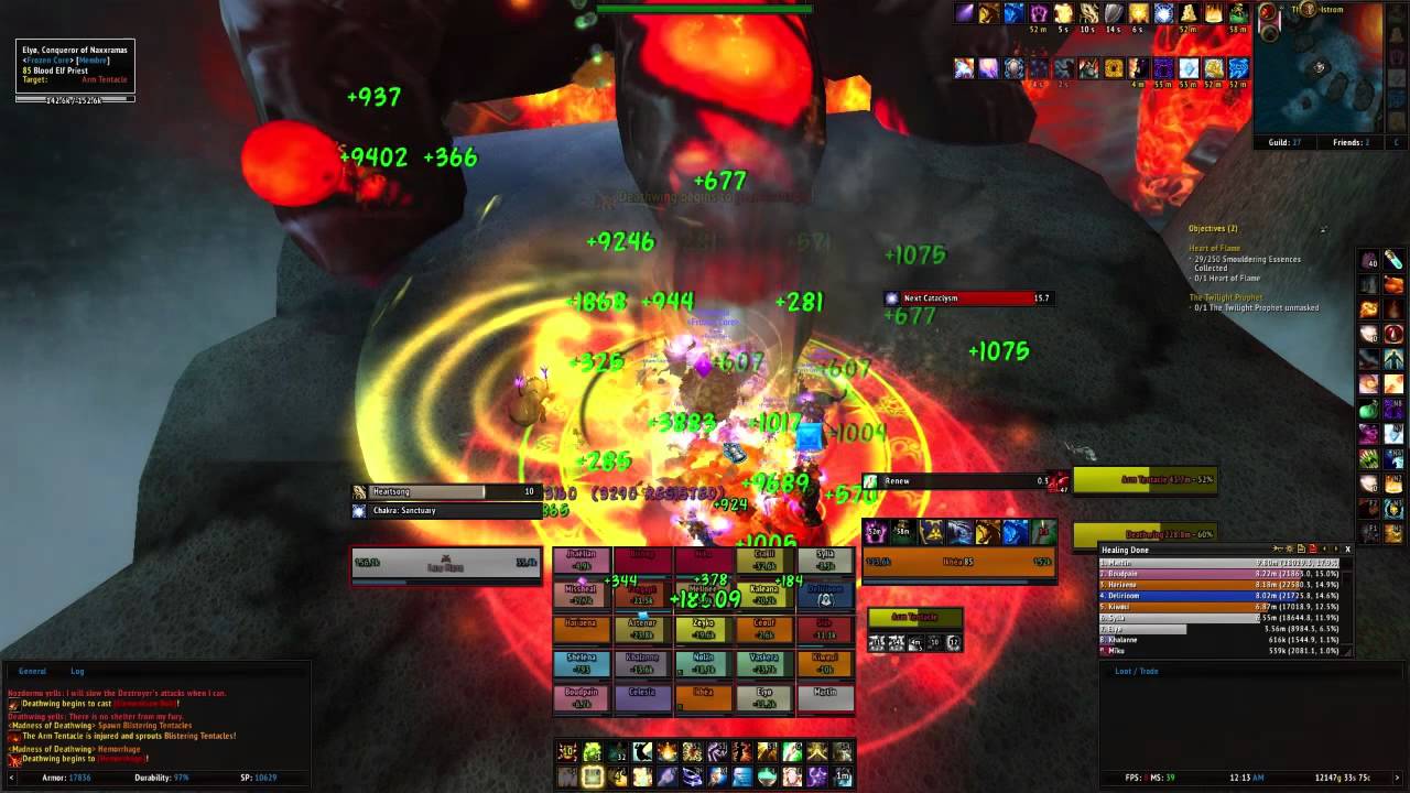 Frozen core Vs La Folie d'Aile de Mort R25 Normal [Madness of Deathwing]