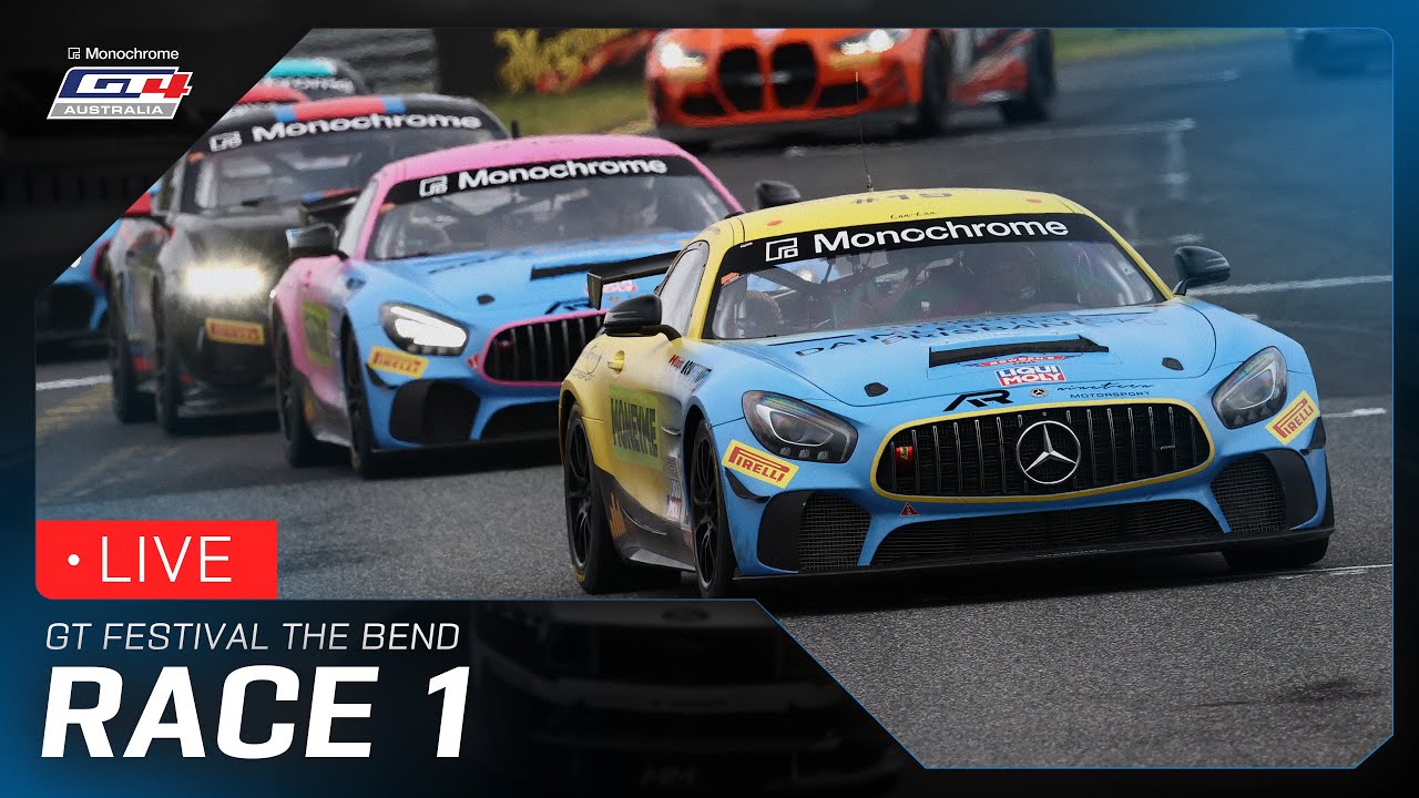 LIVE | Race 1 | GT Festival The Bend | 2025 Monochrome GT4 Australia