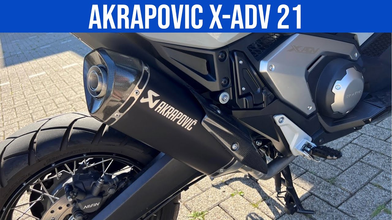 AKRAPOVIC UITLAAT VOOR HONDA X-ADV 2021 | VOL GAS MET JOEY