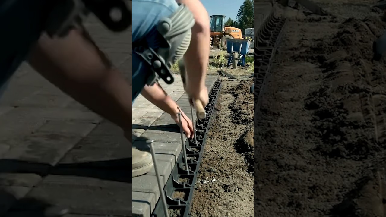 3 лучших варианта ограждения краев подъездных дорог из тротуарной плитки