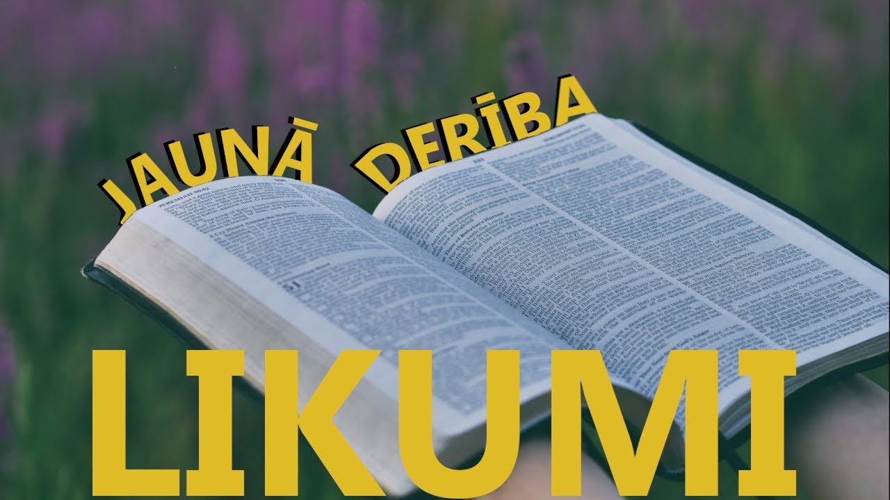 Jaunā derība - likumi