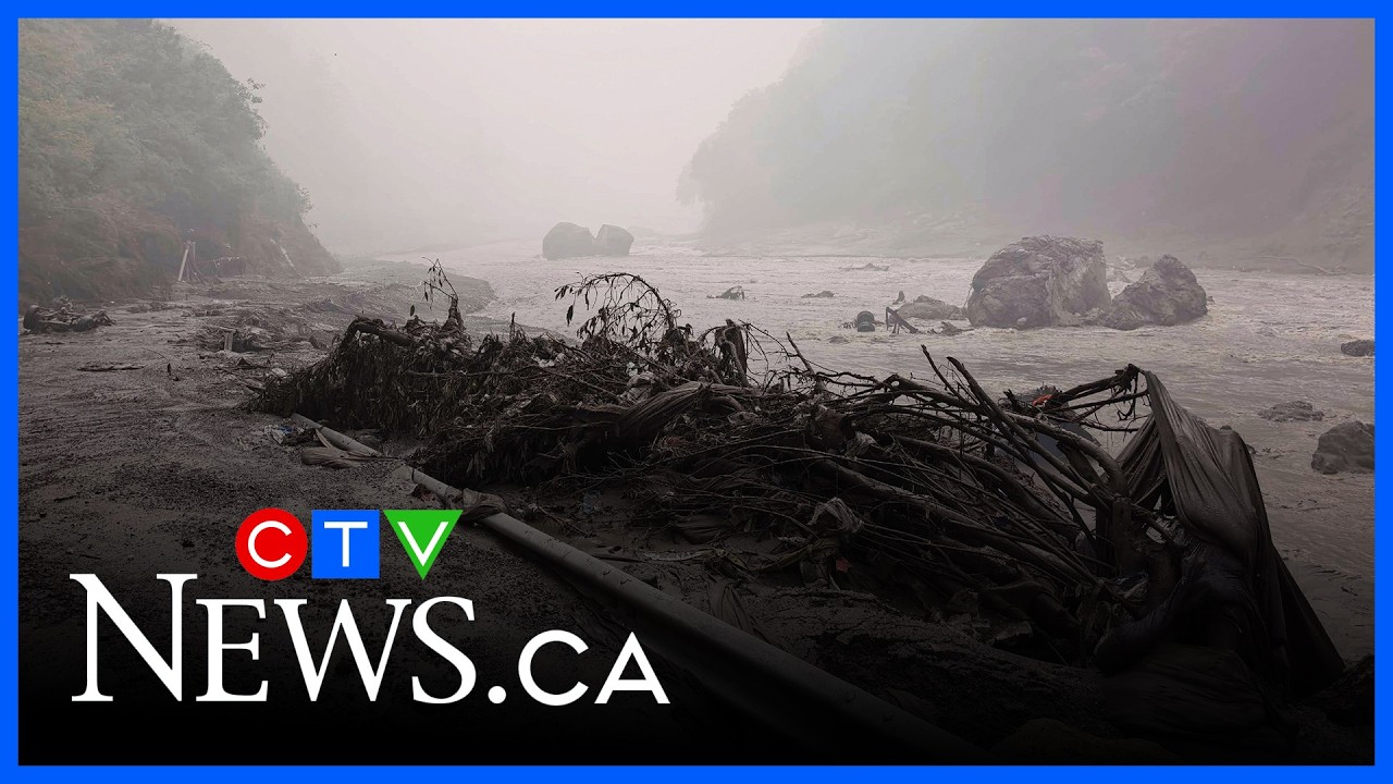 Massive mudslide sweeps through Nepal-China border