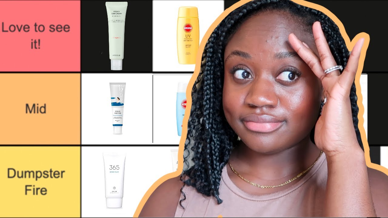 RANKING ALL THE JAPANESE & KOREAN SUNSCREENS I'VE TRIED 2022 | ISNTREE, COSRX, ROUND LAB & MORE