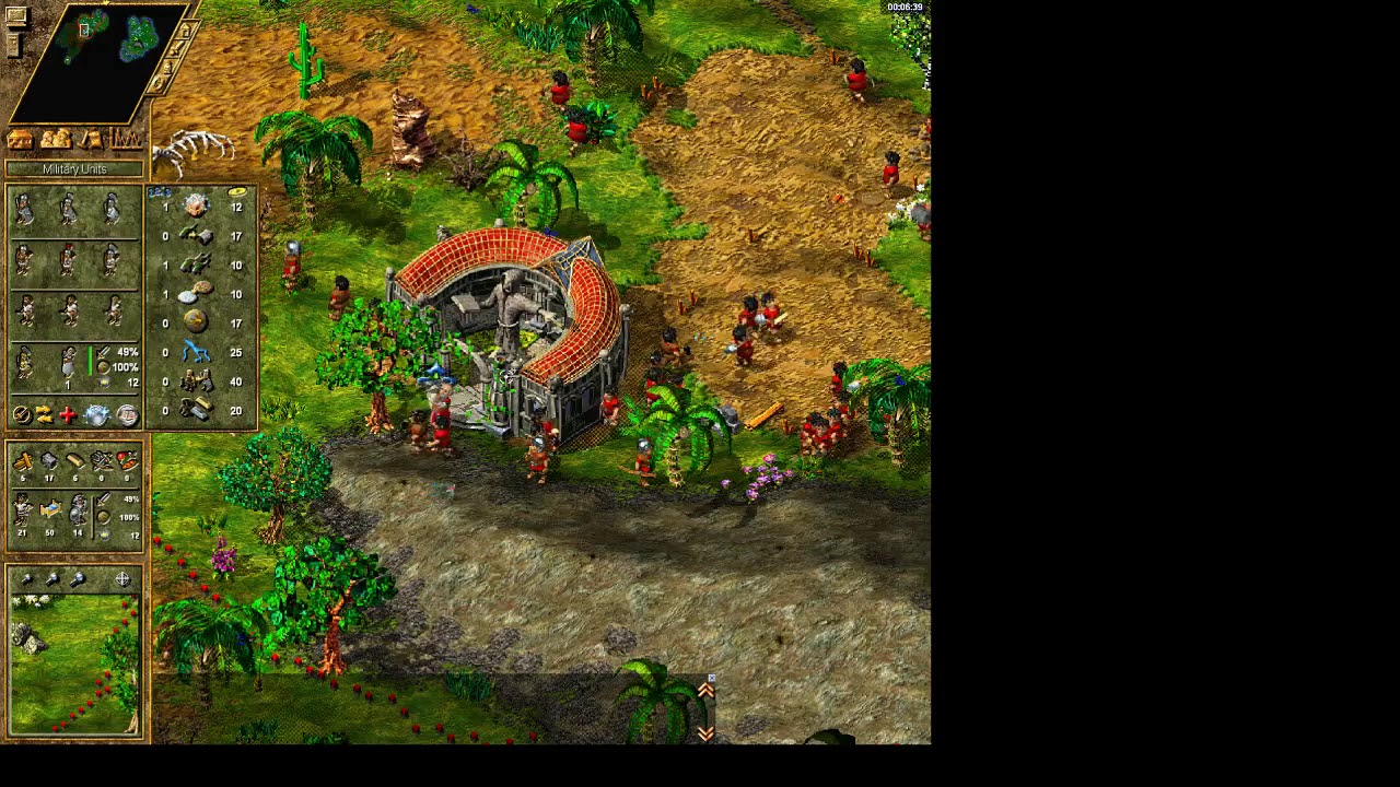 Settlers 4 - The dark tribe campaign, 5 in 13:10 [normal difficulty], new pb