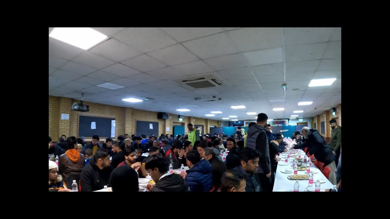 Manchester City UK 2nd Day Ramadan(Ramzan)2024 Iftari At Khizra Mosque Cheetham Hill
