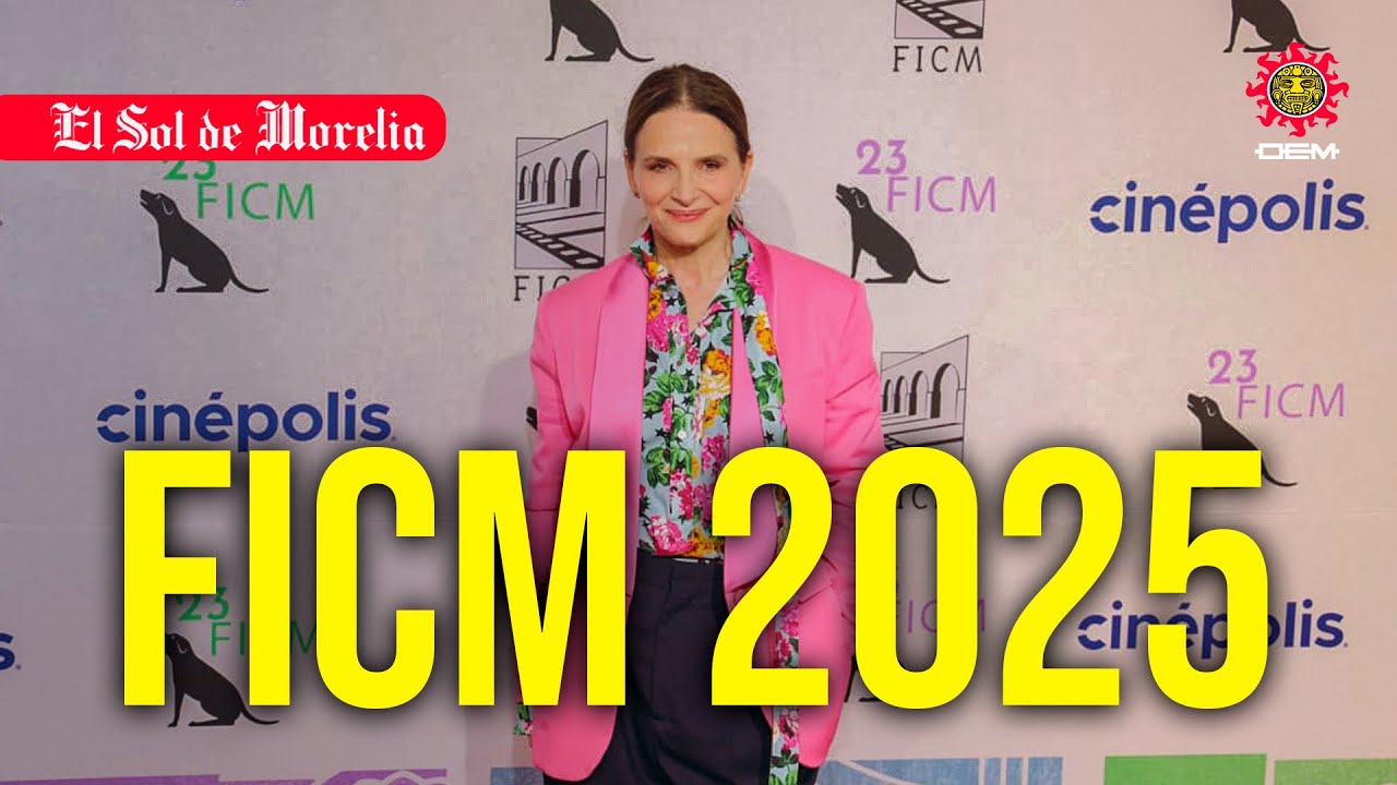 Juliette Binoche y Darío Yazbek deslumbran en la alfombra roja del FICM 2025