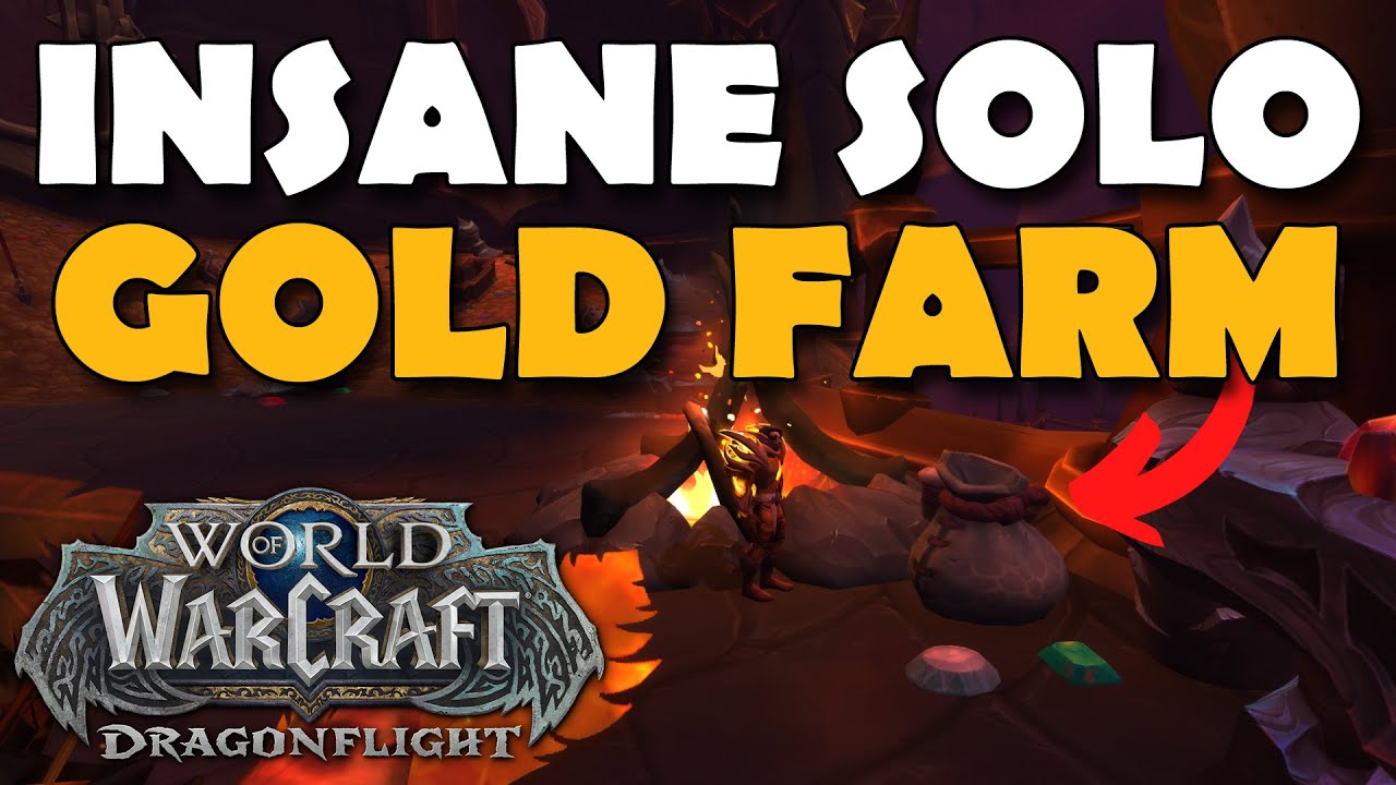 INSANE SOLO or GROUP GOLD FARM Dragonflight