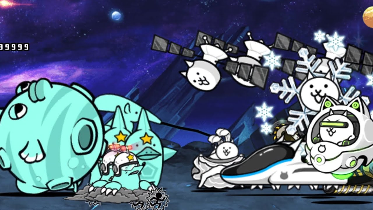 Battle Cats - Blue Impact - Puffer Planet (Merciless)