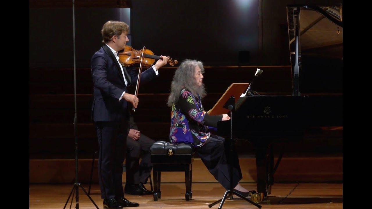 Martha Argerich Renaud Capu&ccedil;on Cesar Franck Sonata