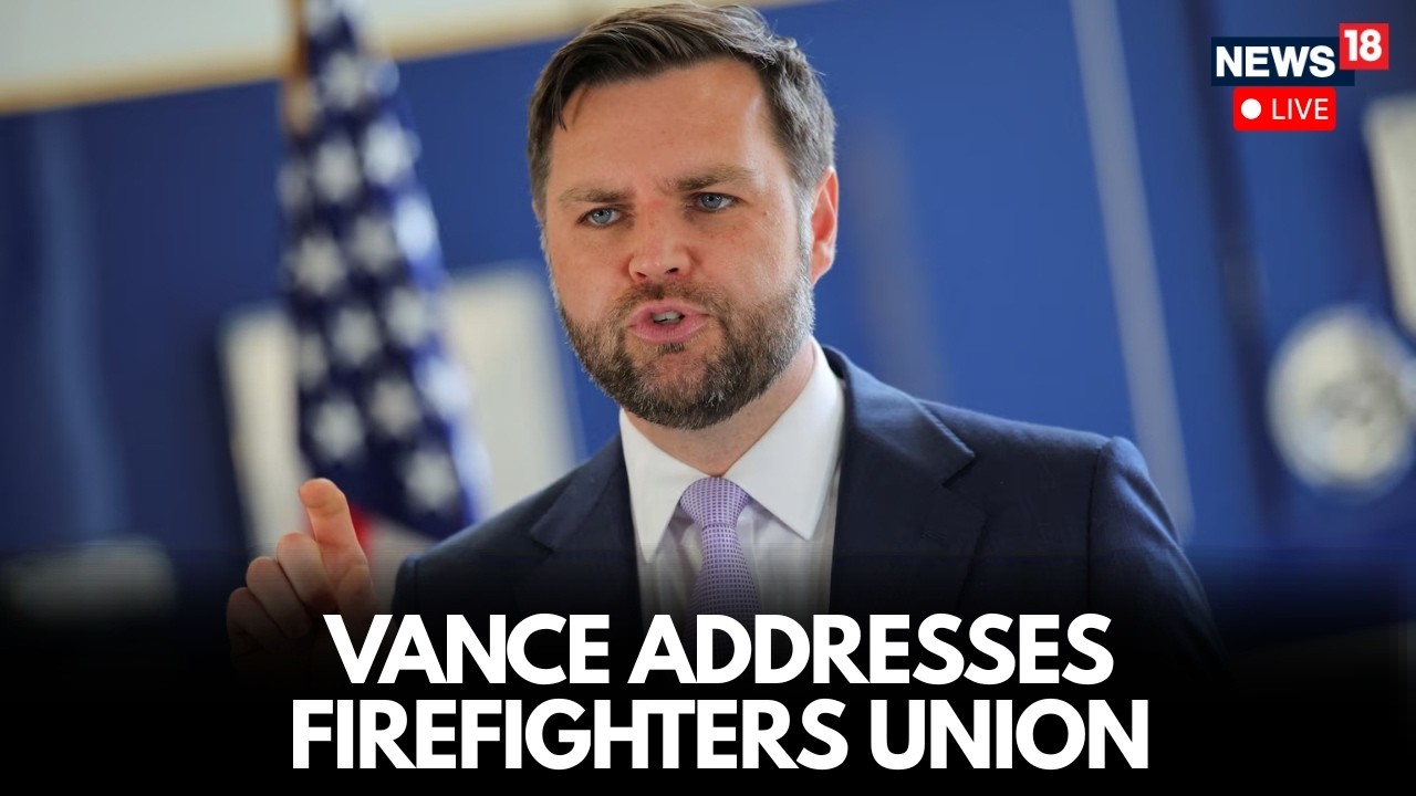 USA News LIVE: US Vice President JD Vance Addresses International Association Of Fire Fighters Event