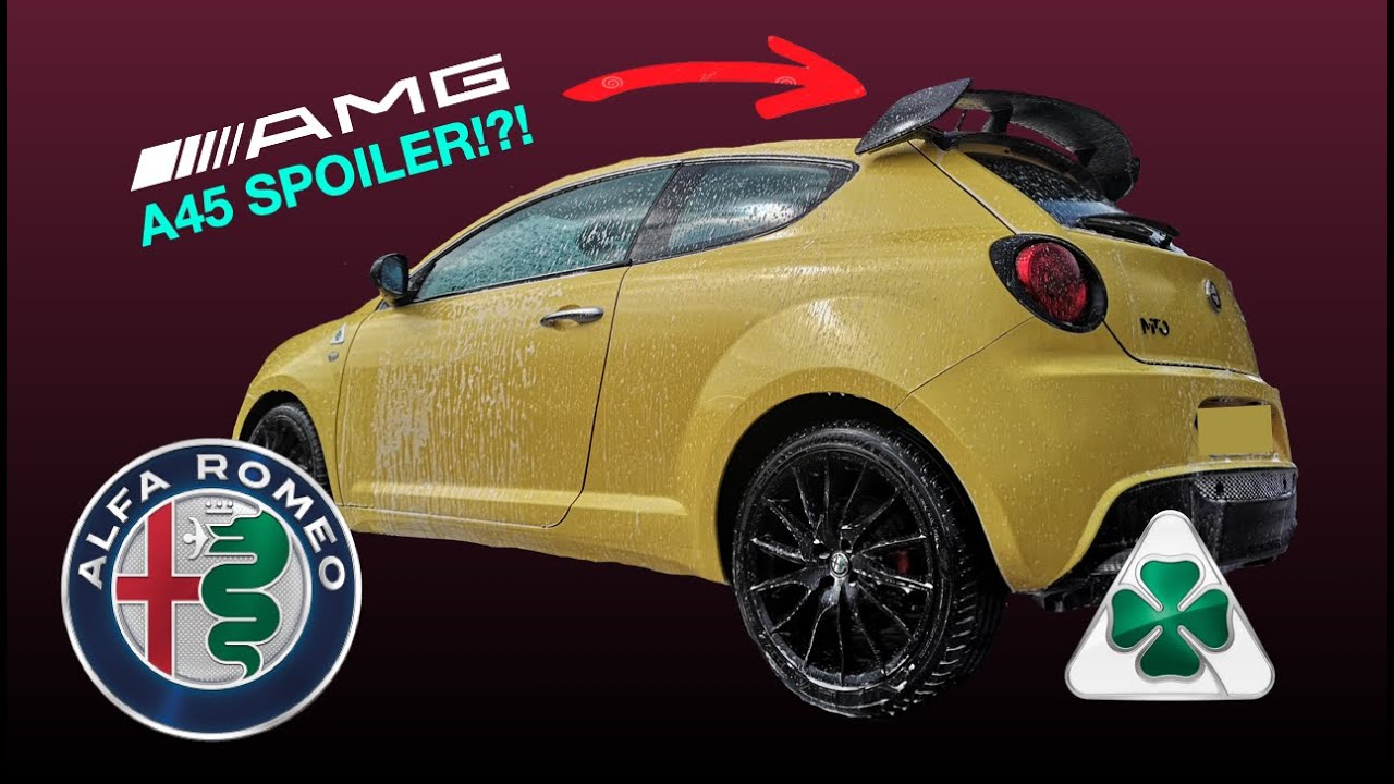 Alfa Romeo Mito Quadrifoglio Verde QV + A45 AMG spoiler?!? | 4K POV Drive