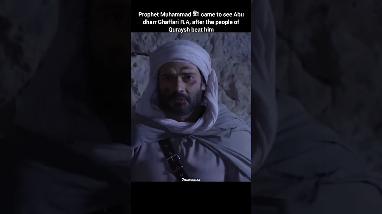 Abuzar ghiffari R.A love for Prophet ﷺ &hearts;️ #shorts