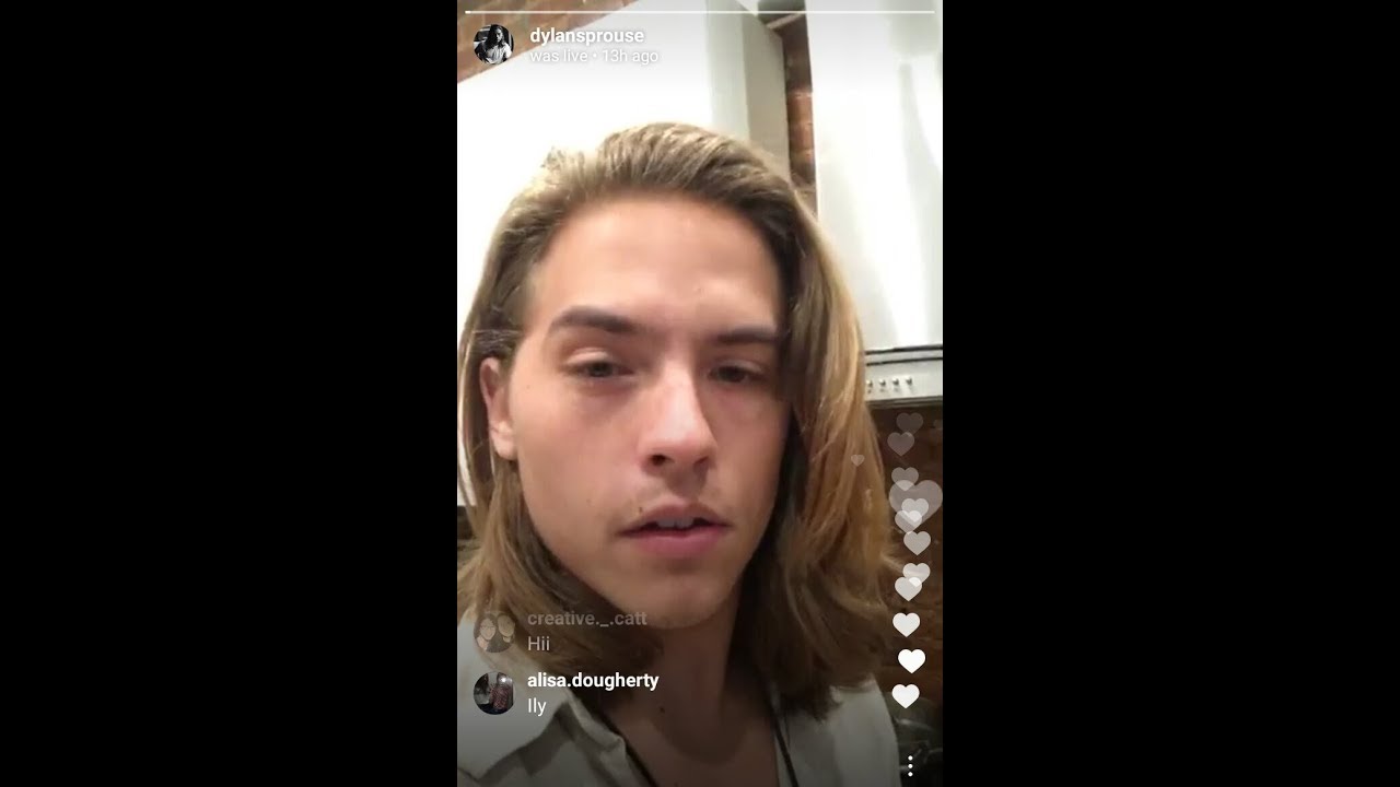 Dylan Sprouse Instagram Live 1/9/2017