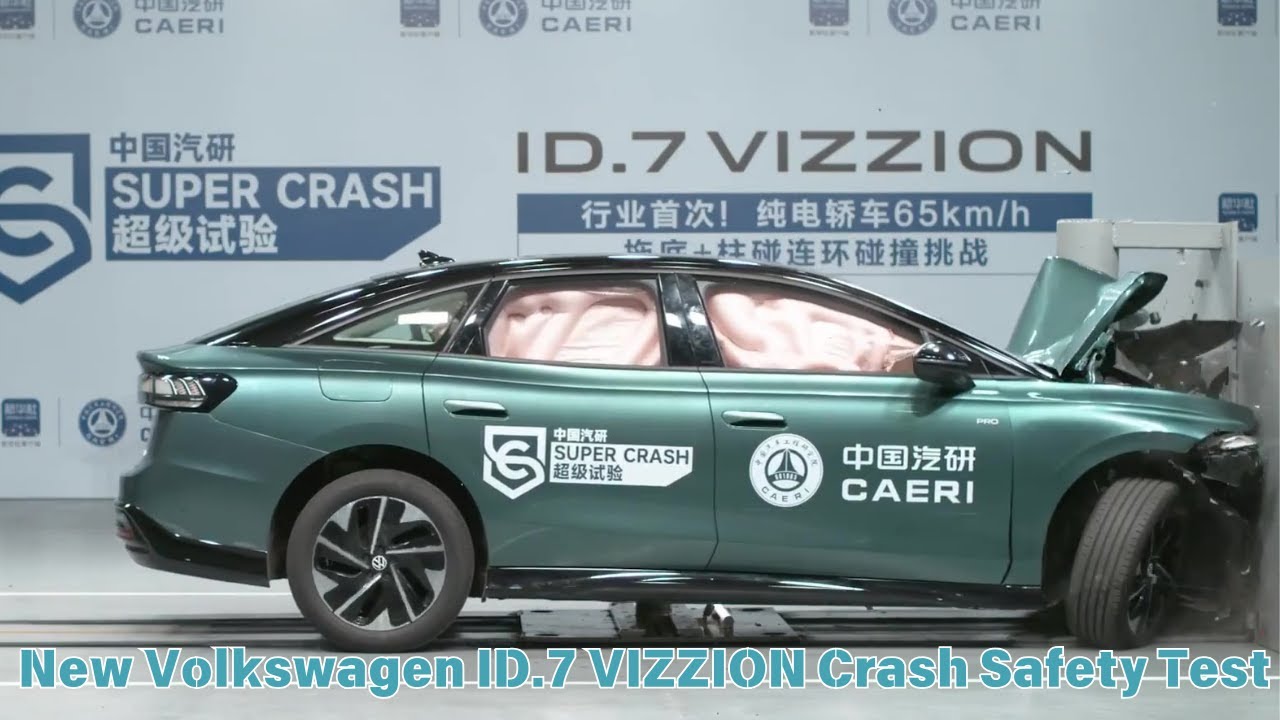 Did the New Volkswagen ID.7 VIZZION Pass the Battery Crash and Safety Test?