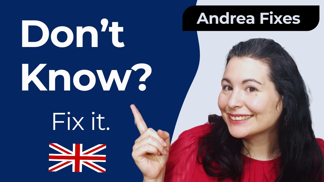 Don't Panic! - Confident ways to say 
