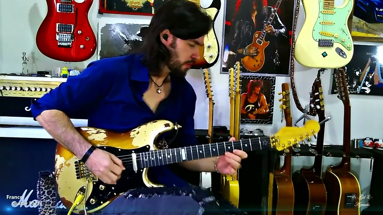 Joe Satriani - Energy Gil Azevedo @francoguitarparts7760 @JoeSatriani #customguitar