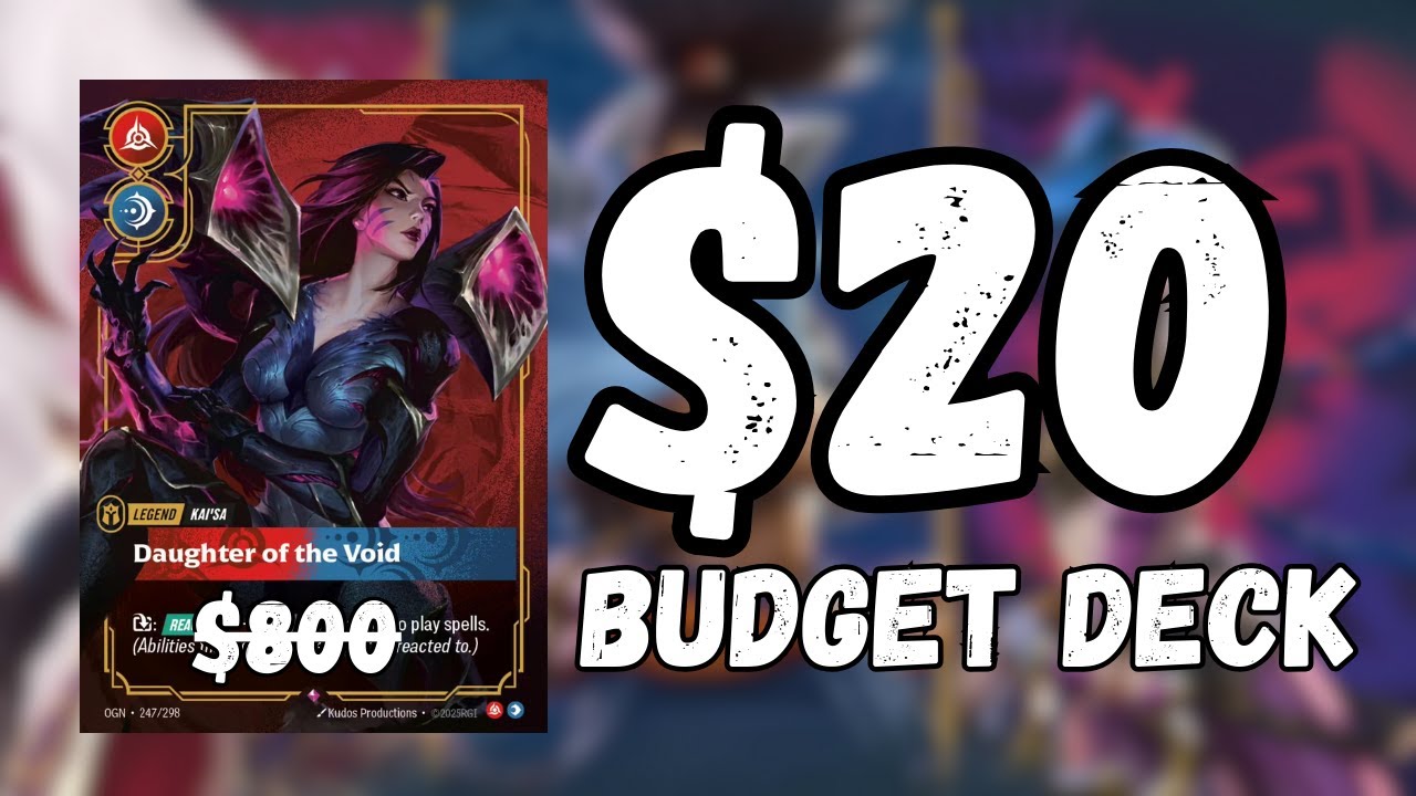 Cheap BUT Powerful! Budget Kai’Sa Deck Build & Gameplay Guide
