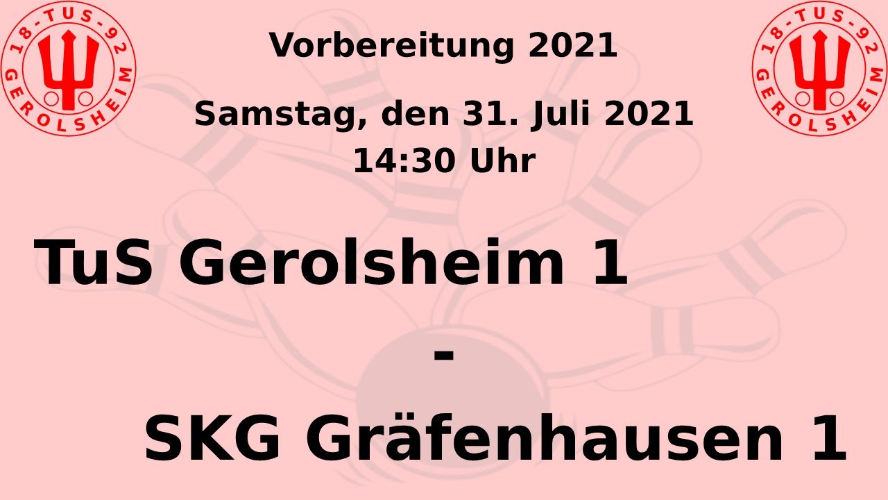 TuS Gerolsheim 1 - SKG Gr&auml;fenhausen 1