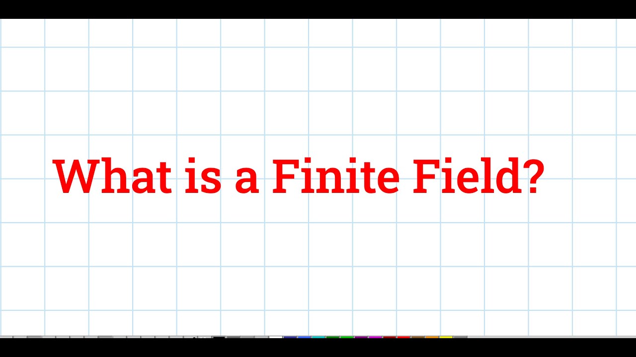 What is a Finite Field?