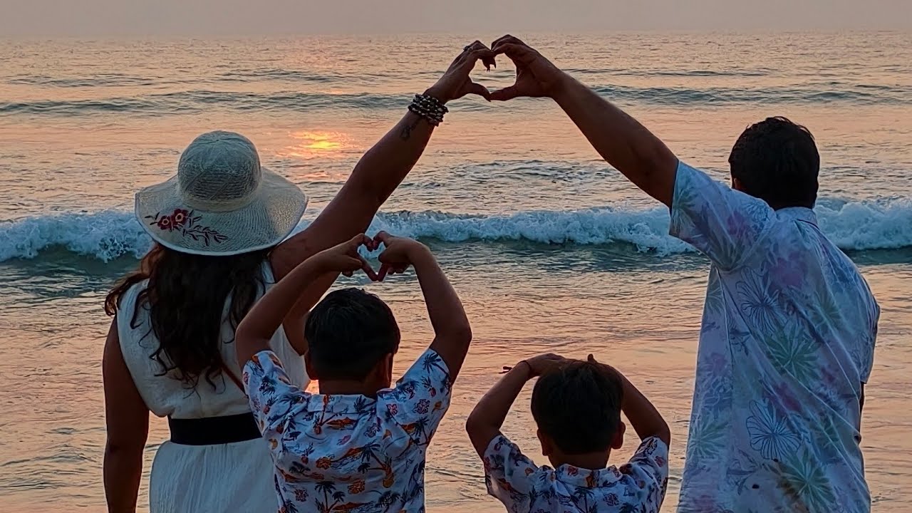 1st day in Goa || Goa explore || family Vacation 🚂 || @anshukiduniya 