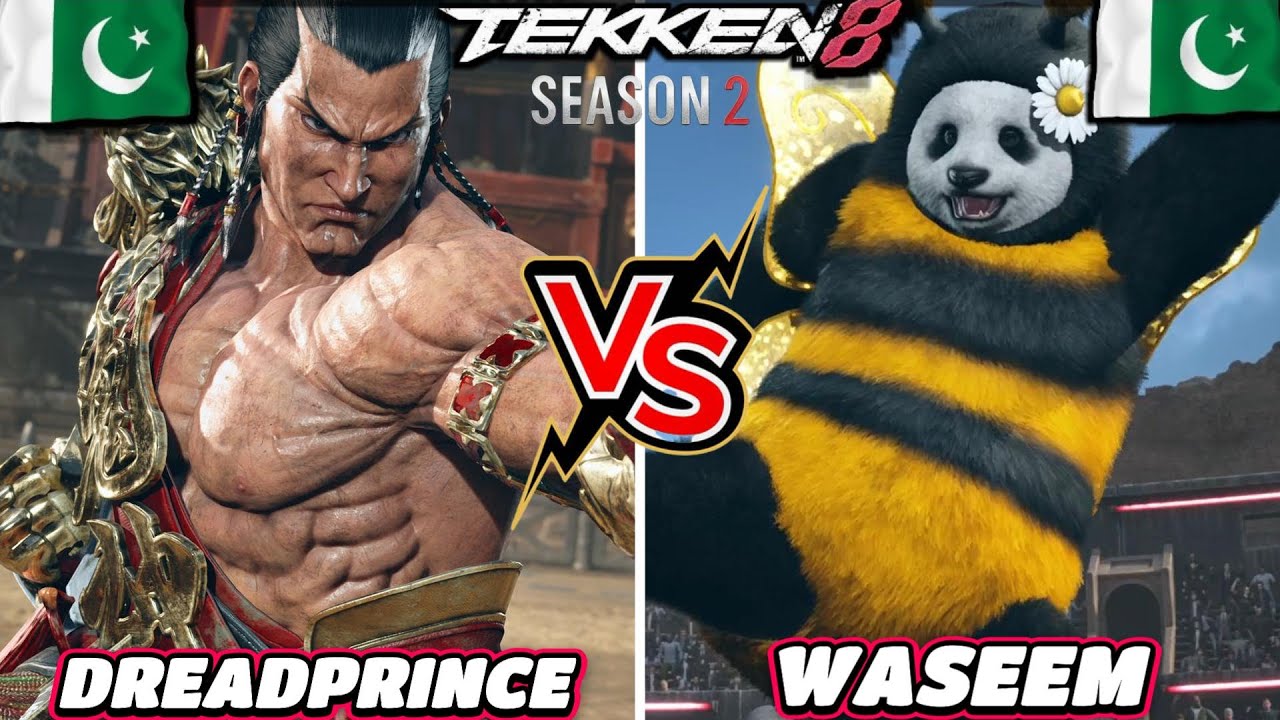 T8 ▰ DREADPRINCE (#5 Ranked Feng) Vs WASEEM (#2 Ranked Panda) ▰ Tekken 8 High Level Gameplay
