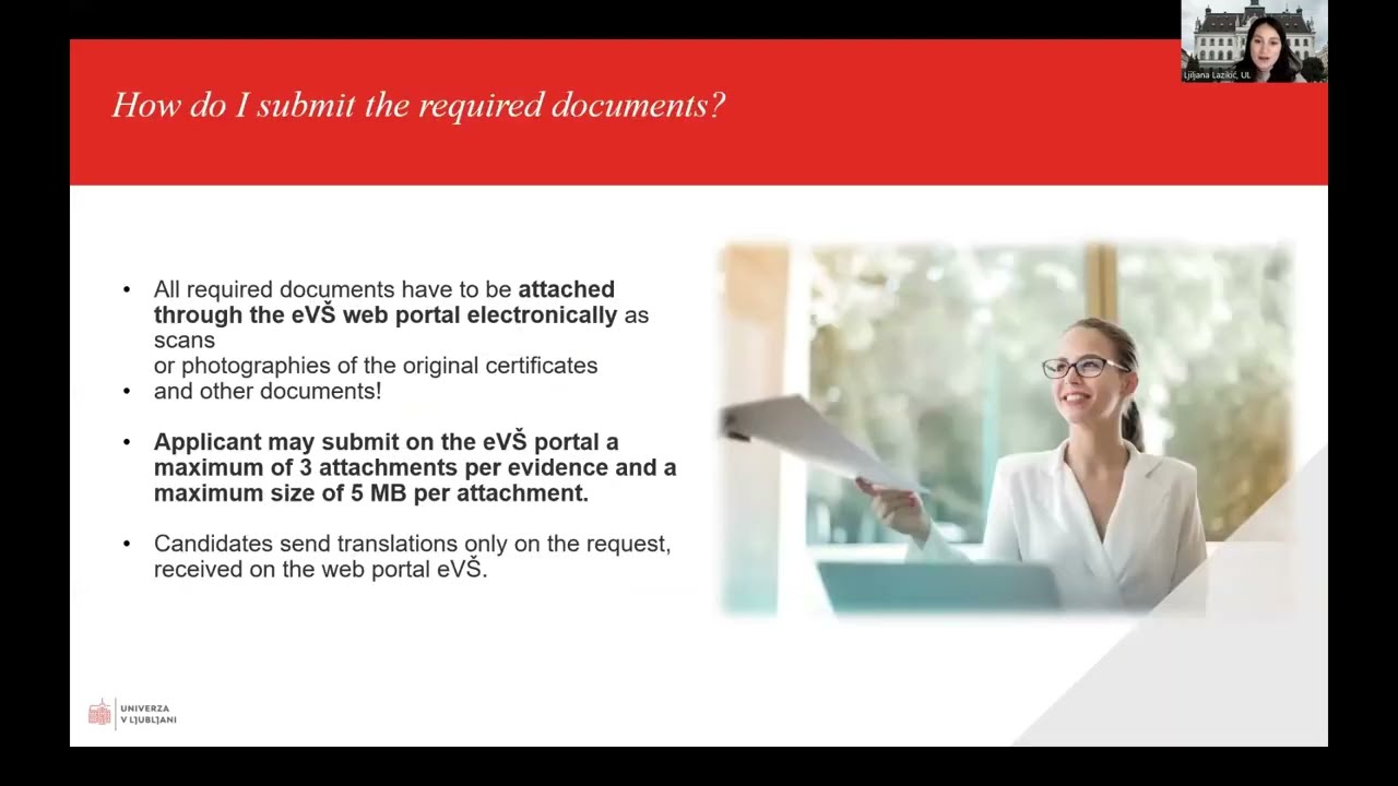 Application-admission procedure for undergraduate studies at University of Ljubljana (Q&A, 2024)