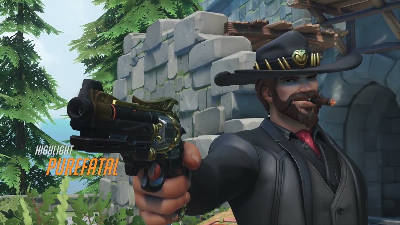 Overwatch 2 - Cassidy's Deadeye POTG Compilation