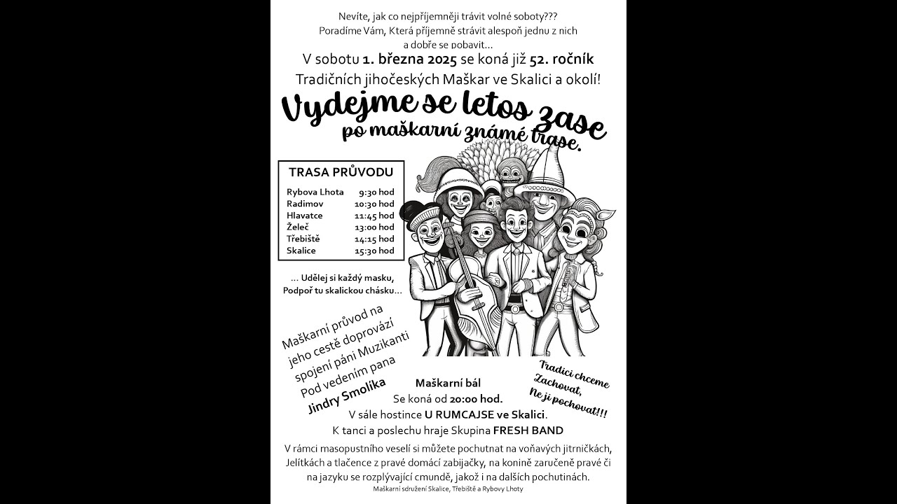 Ma&scaron;karn&iacute; průvod 2025 - ofici&aacute;ln&iacute; video