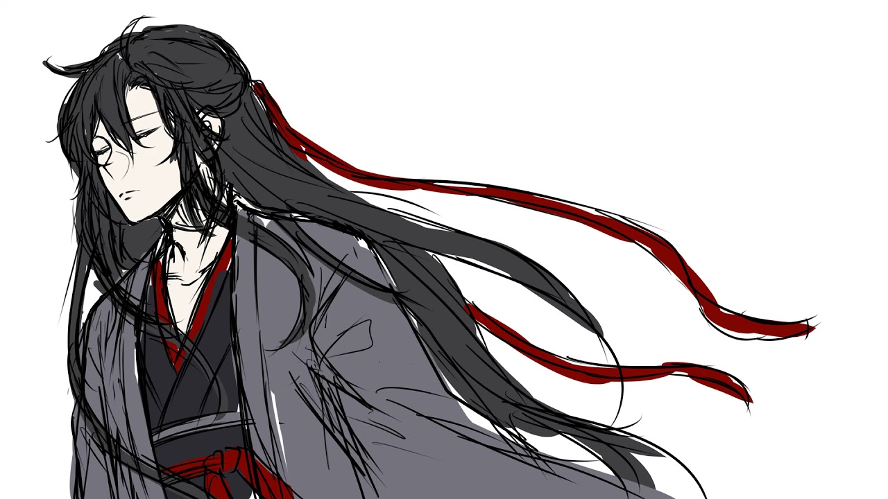 【手描き】魔道祖師×とても素敵な六月でした(未完成)