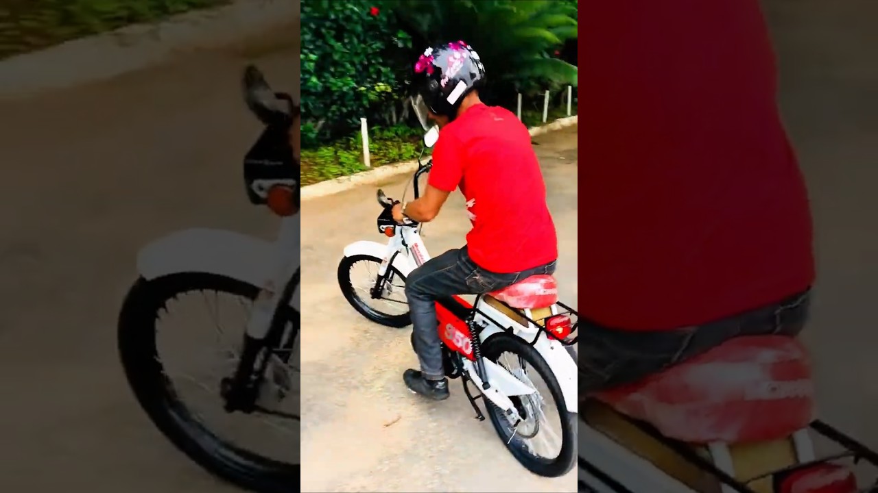 Mobilete  Monark S50 - Preta & Branca