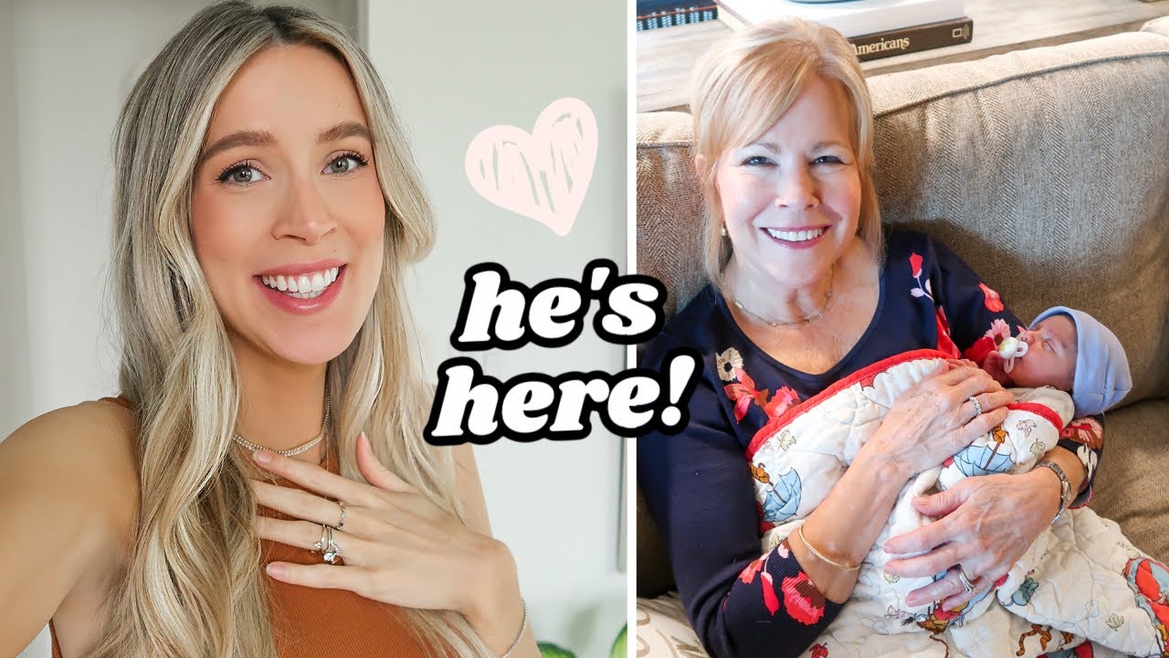 HE'S FINALLY HERE! (so precious) | leighannvlogs