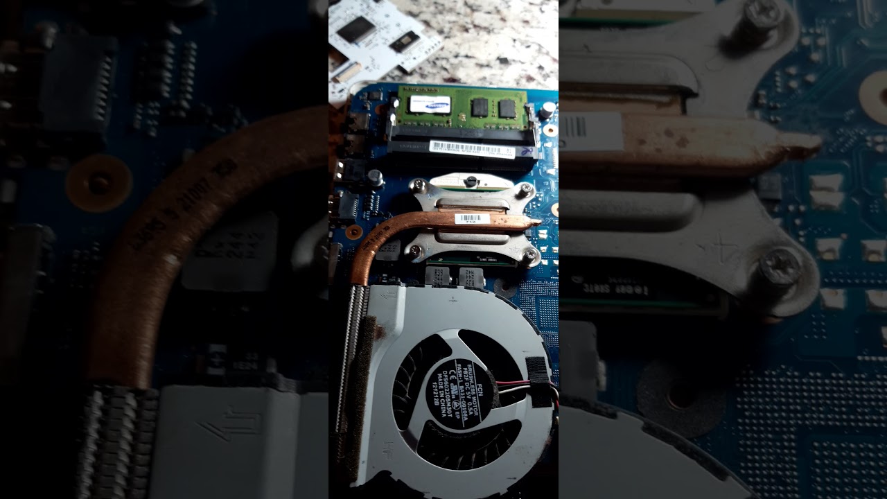 Notebook Samsung Liga dispara o cooler e nao dá imagem, Solução!