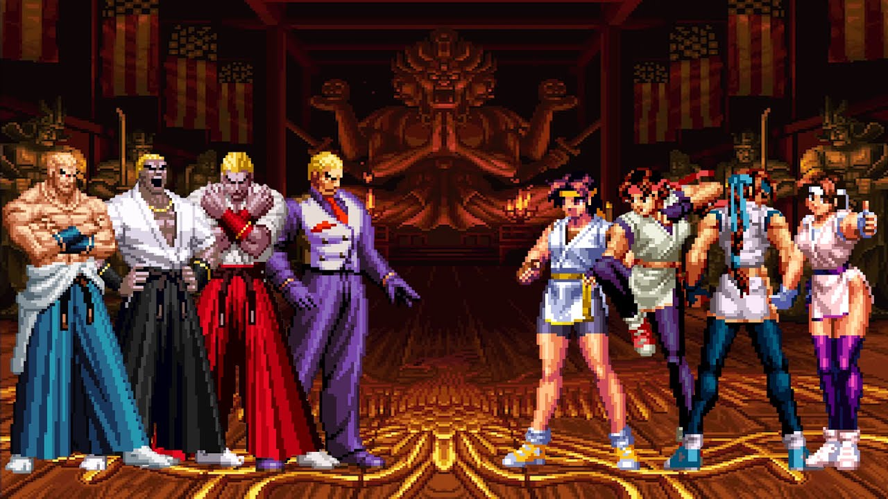 [KOF Mugen] Geese Howard Team vs Yuri Sakazaki Team