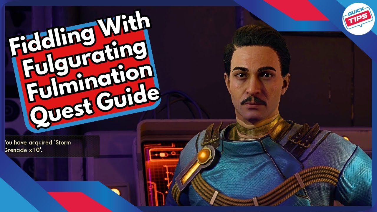 Fiddling With Fulgurating Fulmination Quest Guide in The Outer Worlds 2