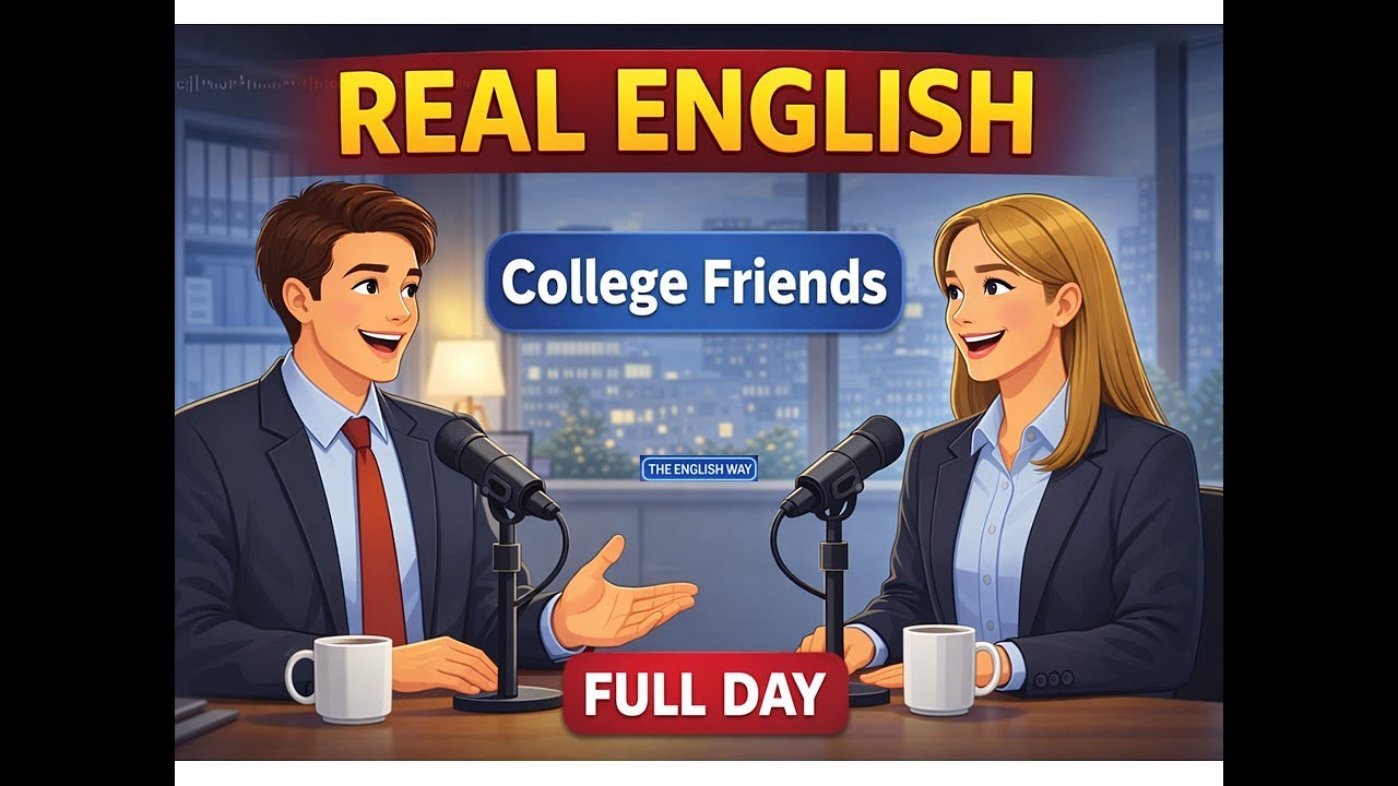 How College Friends Speak English All Day | Easy Conversations & Phrases | Easy Conversations