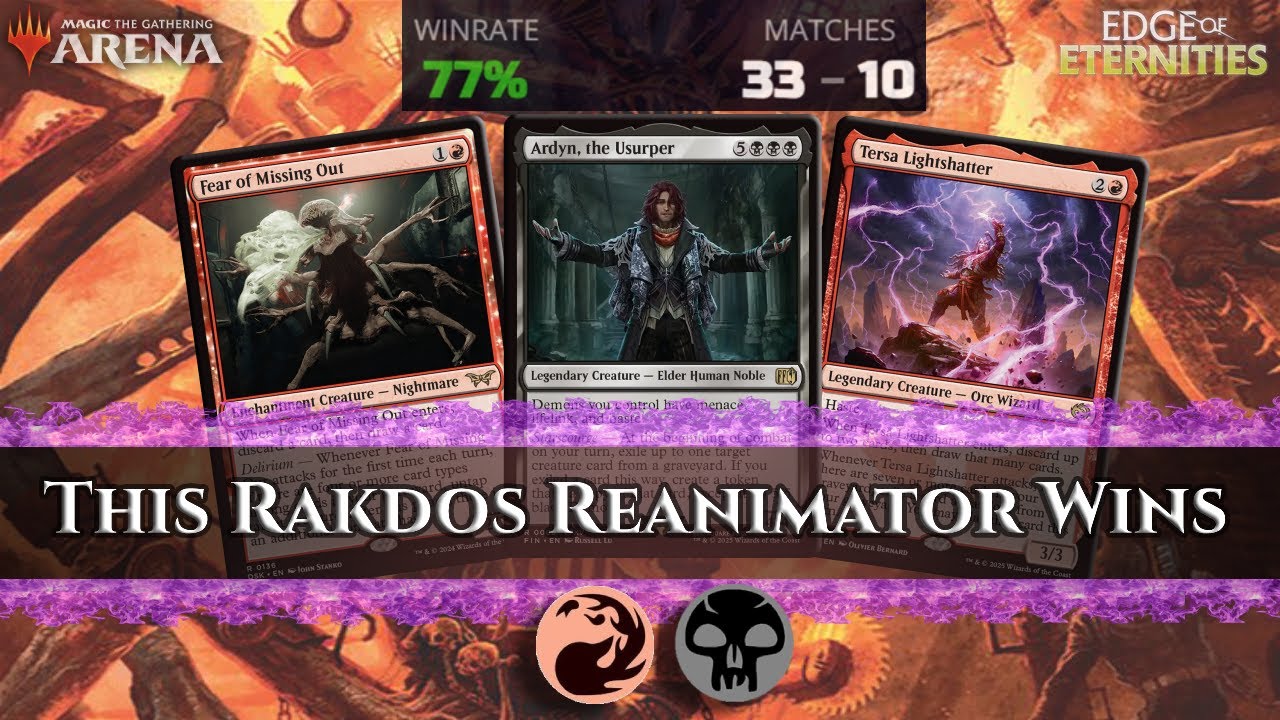 77% WINRATE Rakdos Reanimator! | MTGA Standard
