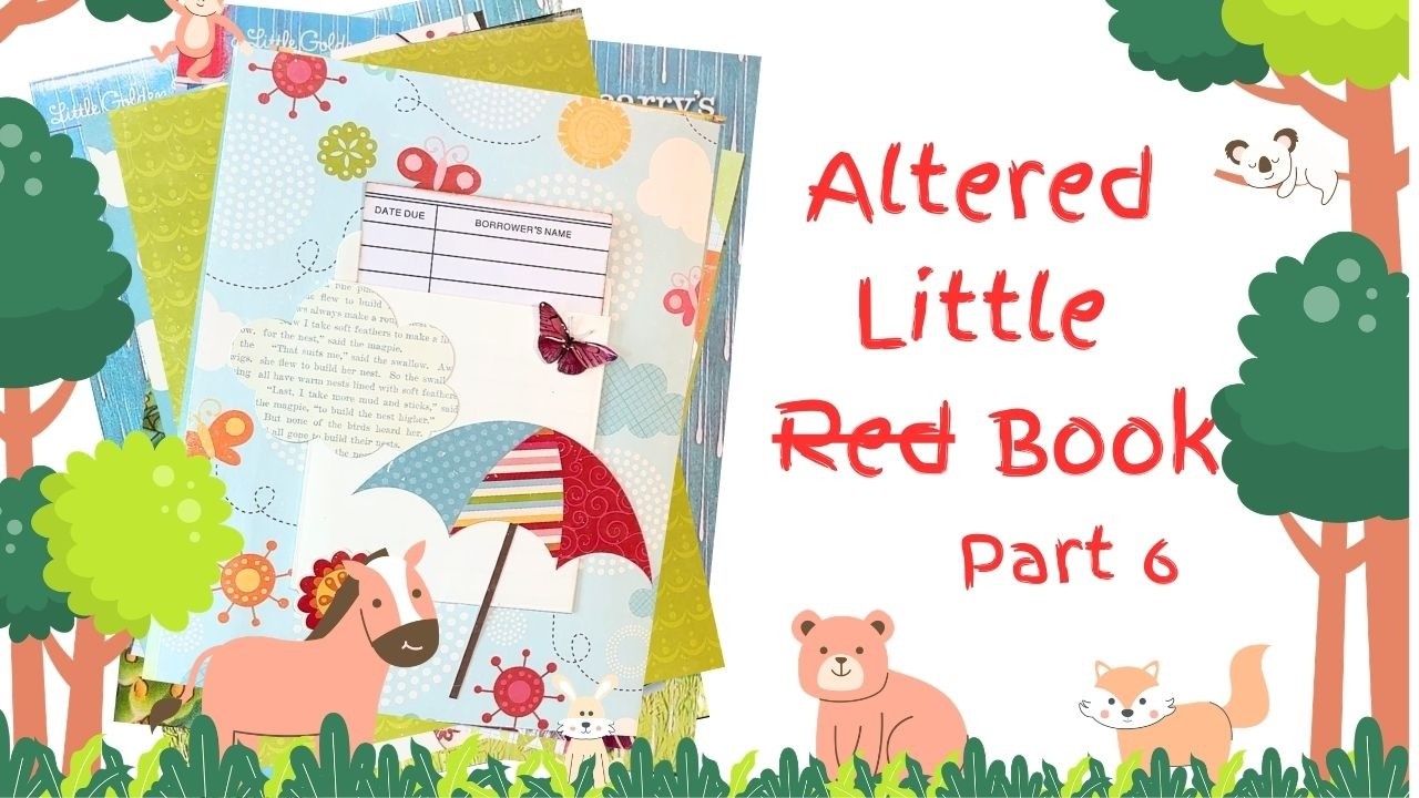 Altered Little Red Book: Triangle Pockets