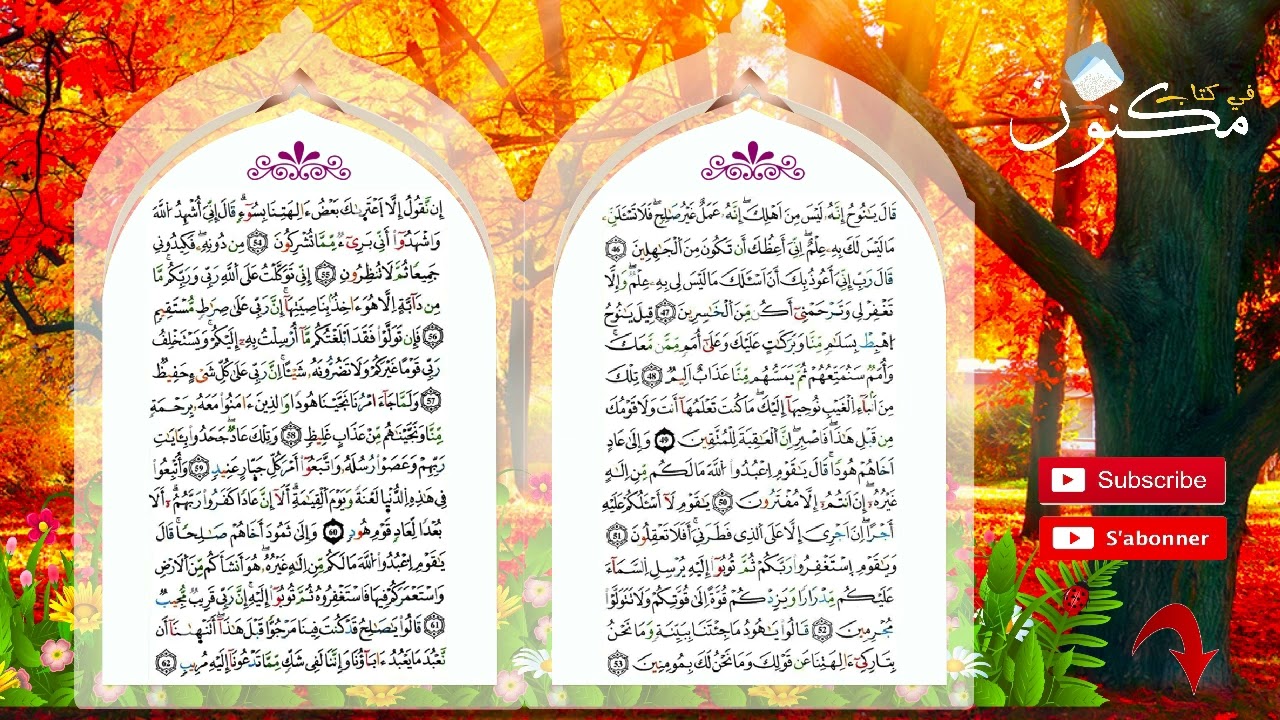 سورة هود حفظ بالتكرار بصوت الشيخ ماهر المعيقلي من الآية 58 إلى الآية 62