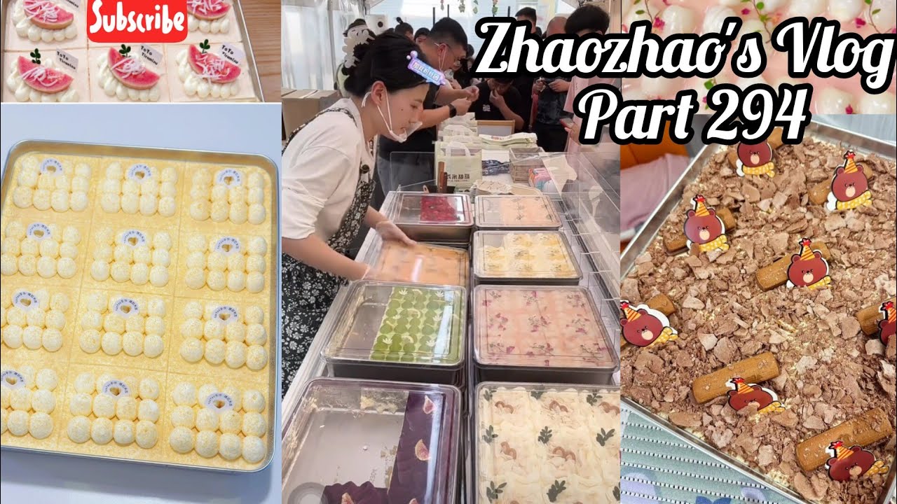 Selling Tiramisu Cake Vlog294. 提拉米蘇視頻博客 #chinesedessert #food #cake #satisfying #dessert #viral #fyp