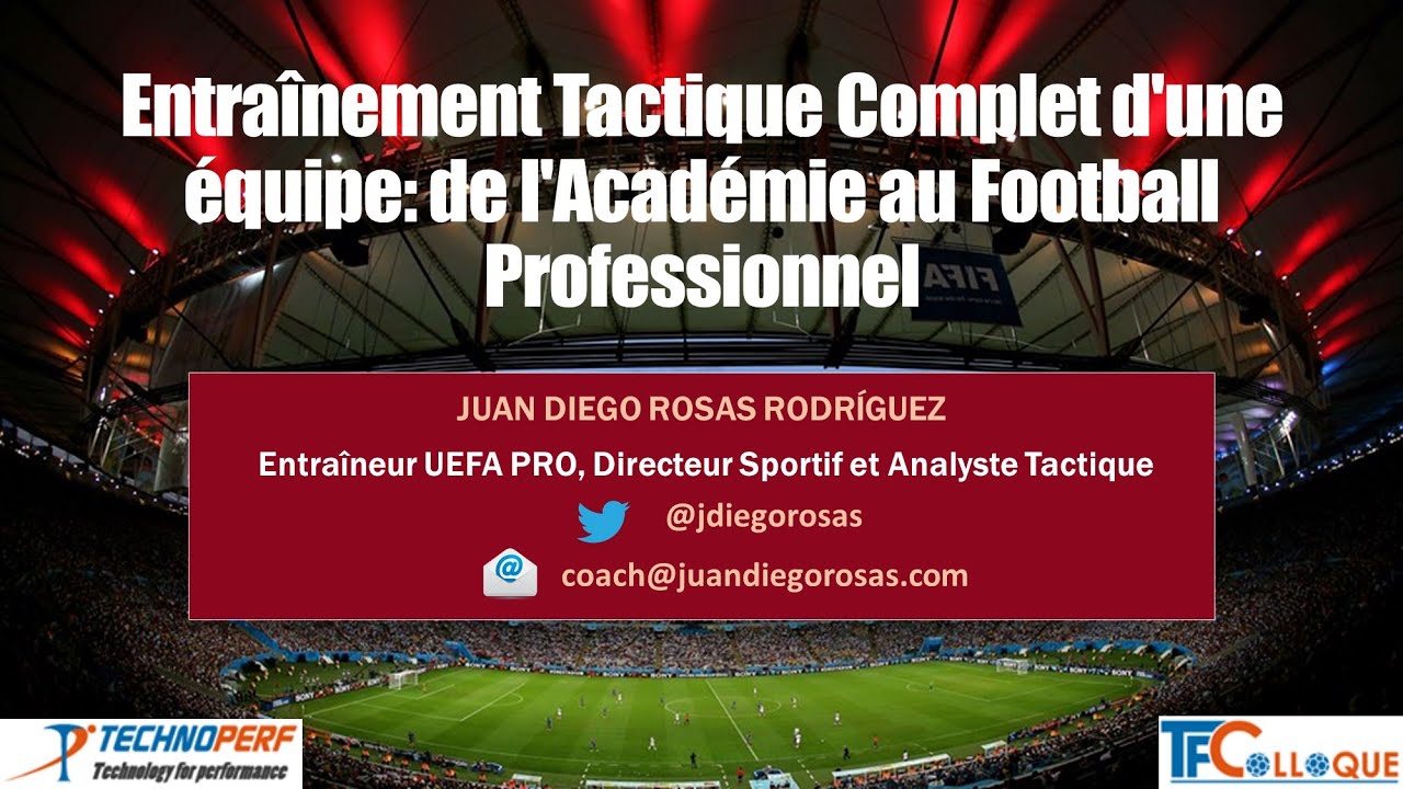 Entraînement Tactique Complet d'une équipe: de l'Académie au Football Professionnel