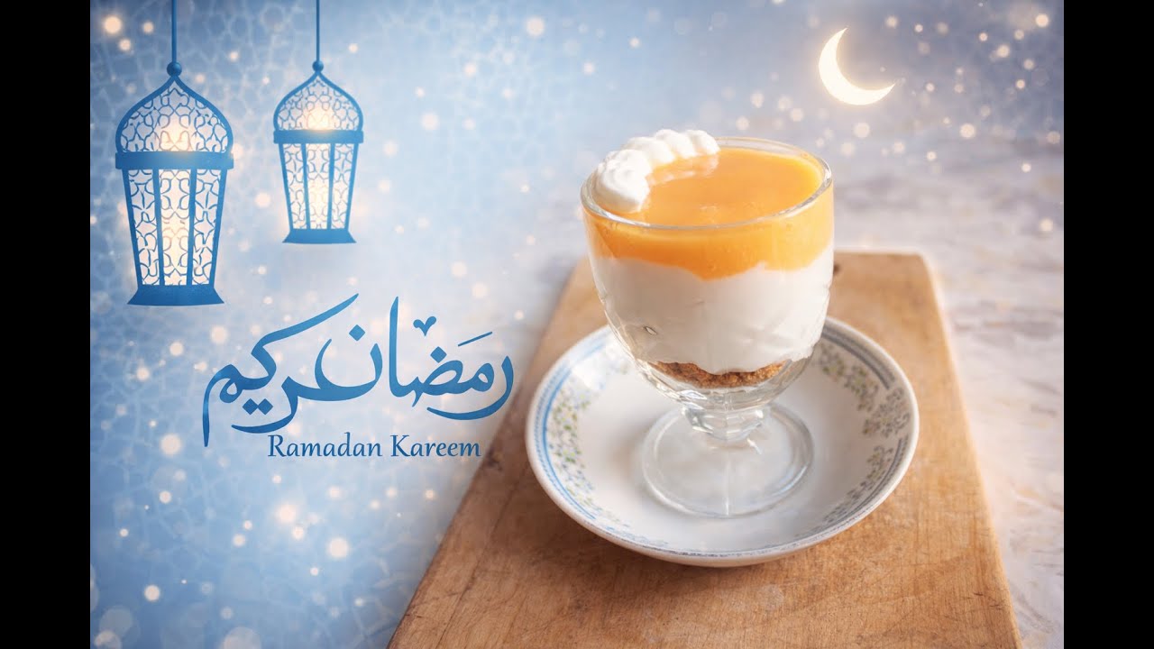 Cheesecake au kaki - recette Ramadan 