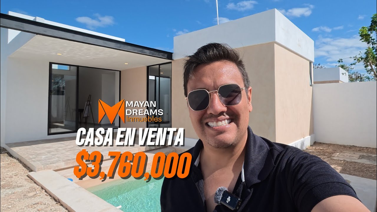 Casa en venta al Norte de #meridayucatan de $3,760,000 pesos 