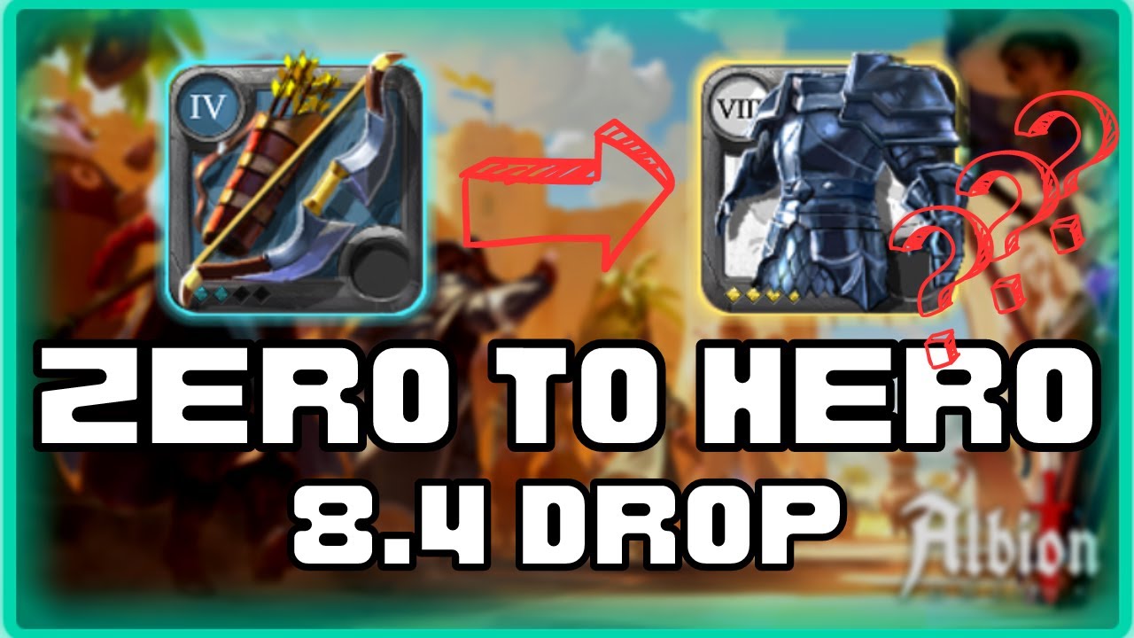 🏹ZERO to HERO🏹- 8.4 in First Chest💰Albion Online (Fresh Start Commentary)