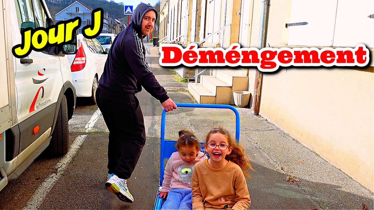 VLOG - Premier jour du DEMENAGEMENT et dernière nuit chez NOUS